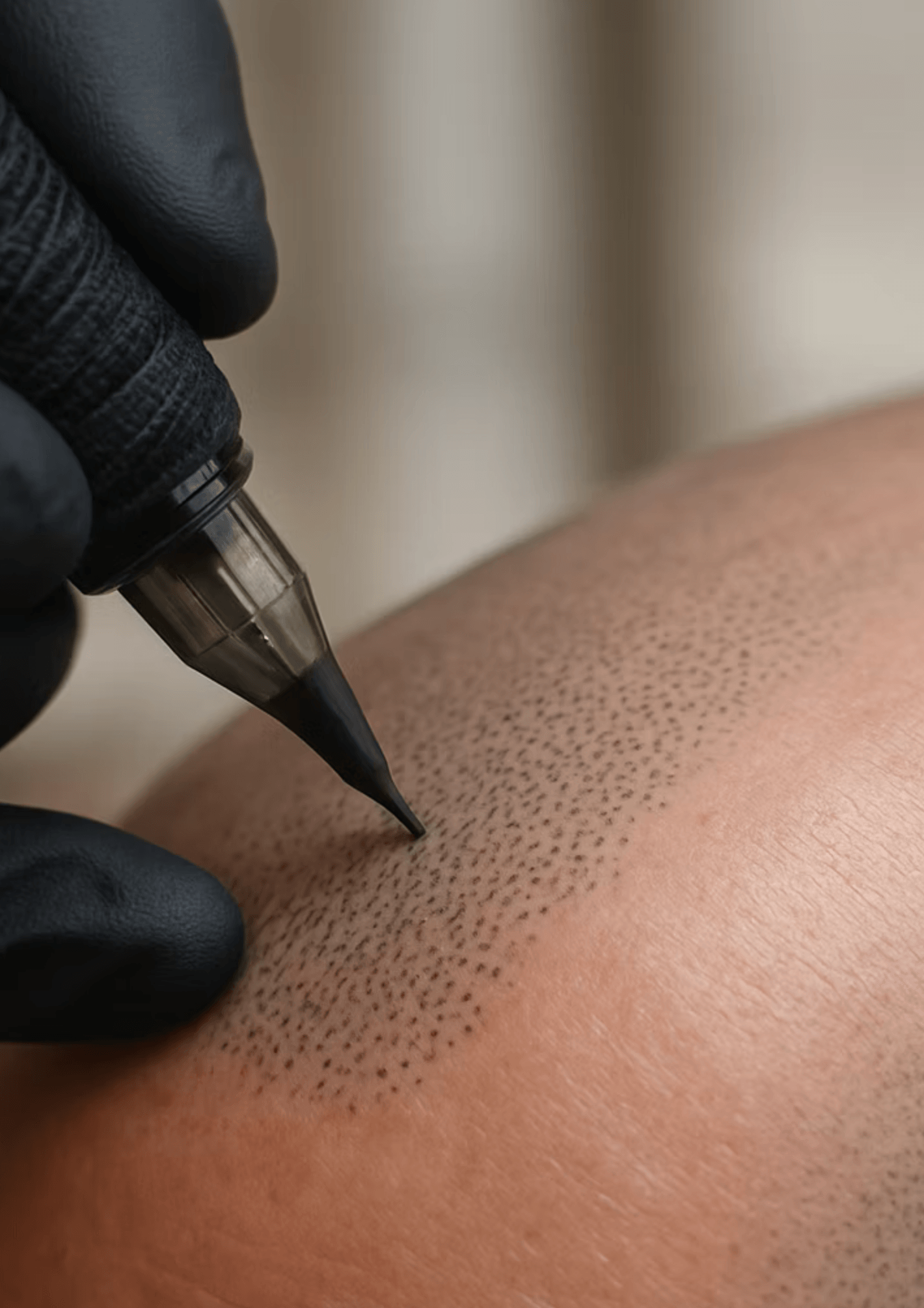 Proceso micropigmentación